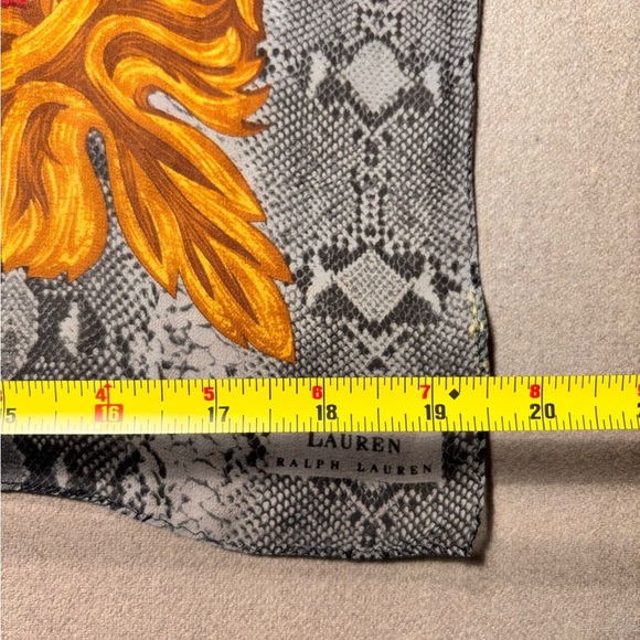 Ralph Lauren vintage baroque silk wrap - Picture 16 of 17